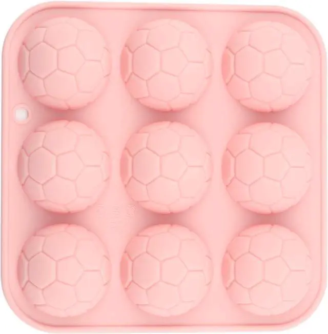 Main image of 9 Cavity Soccer Ball Silicone Chocolate Molds