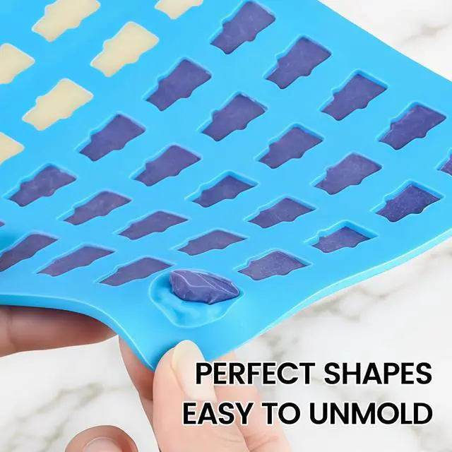 Alt view image 7 of 7 - Gummy Molds Bear Candy Silicone - Mini Size Chocolate Gummy Molds with 2 Droppers Nonstick Food Grade Silicone Molds Pack of 4