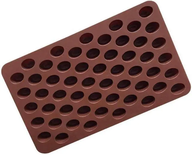 Alt view image 3 of 4 - 2 Pack, Cute Coffee Bean Shaped Silicone Chocolate Candy Cake Mold