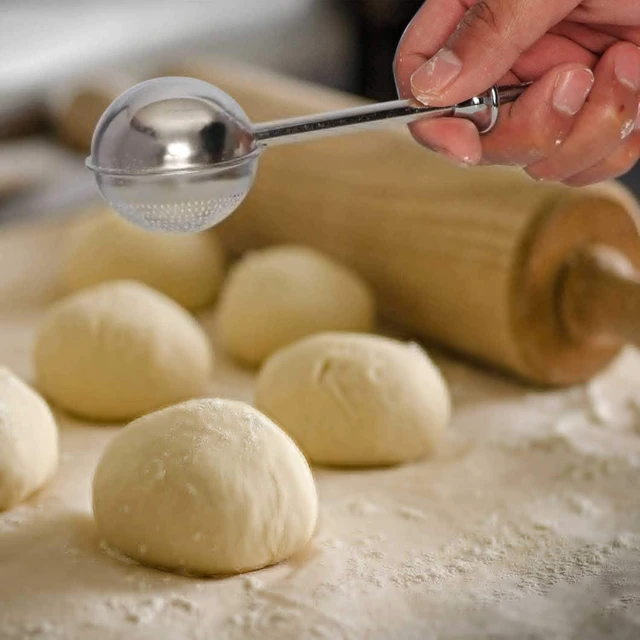 Alt view image 3 of 7 - HULISEN Flour Duster, 304 Stainless Steel Flour Sifter for Baking