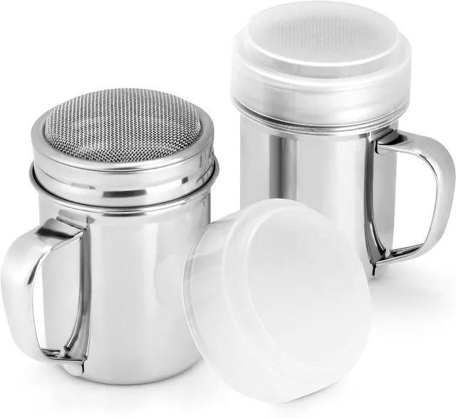 Main image of Accmor Powdered Sugar Shaker Duster, Cinnamon Shaker Flour Duster Sifter