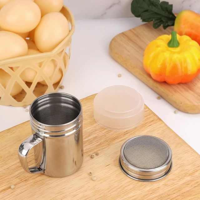Alt view image 5 of 7 - Accmor Powdered Sugar Shaker Duster, Cinnamon Shaker Flour Duster Sifter
