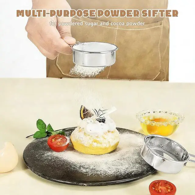 Alt view image 5 of 7 - Sifter for Baking Powdered Sugar,Duster Flour Sifter for Baking