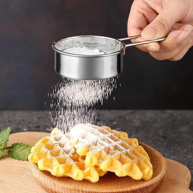 Alt view image 7 of 7 - Sifter for Baking Powdered Sugar,Duster Flour Sifter for Baking