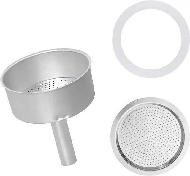 Main image of Espresso Maker Filter Basket,moka pot 3 cup Replacement Funnel