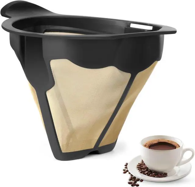 Main image of CM300 Coffee Filter Basket for Ninja, Permanent Coffee Pot Replacement for Ninja Coffee Maker CM300 CM305 CM360 CM371 CM400 CP300 CP301 CP307 ect. 1pc
