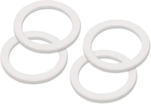 Alt view image 2 of 5 - Fino Replacement Gasket for 9-Cup Stovetop Espresso Coffee Maker, Silicone, Set of 4