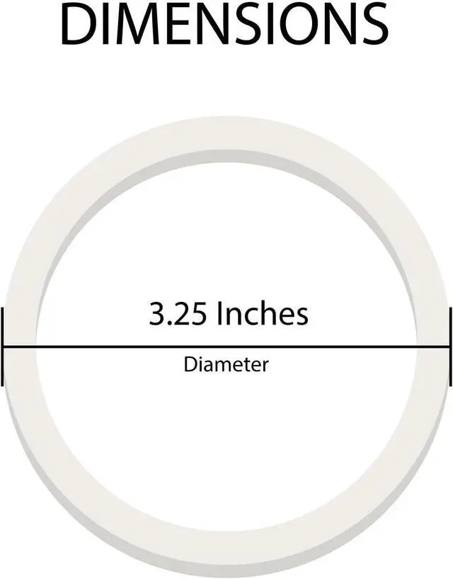 Alt view image 3 of 5 - Fino Replacement Gasket for 9-Cup Stovetop Espresso Coffee Maker, Silicone, Set of 4