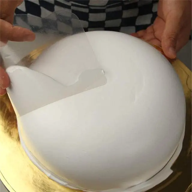 Alt view image 2 of 4 - 10PCS Transparent Cake Cream Scraper Icing Smoother Flexible Plastic Cake Scraper Smoother for Bakery Pastry Cake Decoration Kitchen DIY Baking Tool