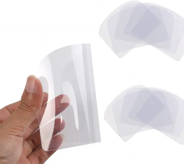 Alt view image 3 of 4 - 10PCS Transparent Cake Cream Scraper Icing Smoother Flexible Plastic Cake Scraper Smoother for Bakery Pastry Cake Decoration Kitchen DIY Baking Tool