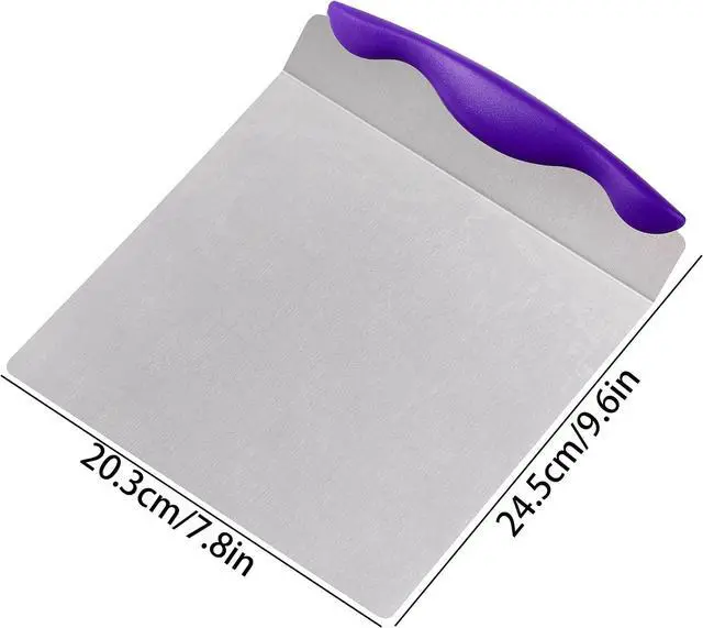 Alt view image 3 of 6 - Cake Safe Lifter 7.8"x9.6" Stainless Steel Pizza Transfer Shovel Cookie Spatula
