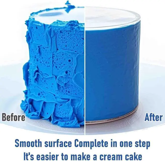 Alt view image 3 of 6 - 6-Piece Clear Acrylic Cake Decorating Scraper Set Large Icing Smoothers and Edge Combs for Buttercream, Frosting, Mousse, and Baking Projects