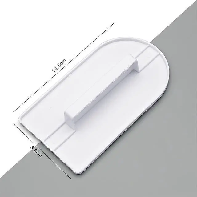 Alt view image 2 of 7 - 2 Pcs White Plastic Fondant Icing Smoother Polisher Icing Scraper Paddle Tool for Cake Decoration Sculpting and Modeling Tools for Cake Decoration, Scraper Paddle Tool for Cake Decoration