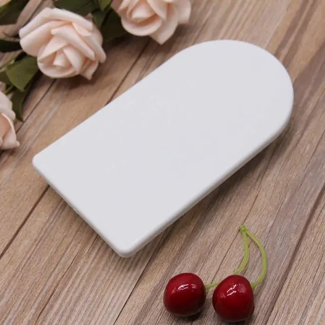 Alt view image 3 of 6 - GSHLLO 2 PCS Plastic Fondant Icing Smoother Polisher Icing Scraper Paddle Tool for Cake Decoration