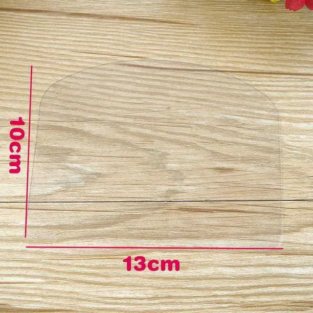 Alt view image 3 of 7 - 5 Pieces Flexible Plastic Cake Scraper Smoother Transparent Cream Scraper Spatula Cake Smoother Icing Smoother Pastry Spatula Scraper for DIY Kitchen Bakery Baking Cake Decorating Supplies