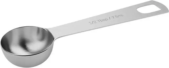 Main image of 1PCS 1/2Tbsp(1.5tsp, 7.5ml) Measuring Spoon, Stainless Steel Teaspoon