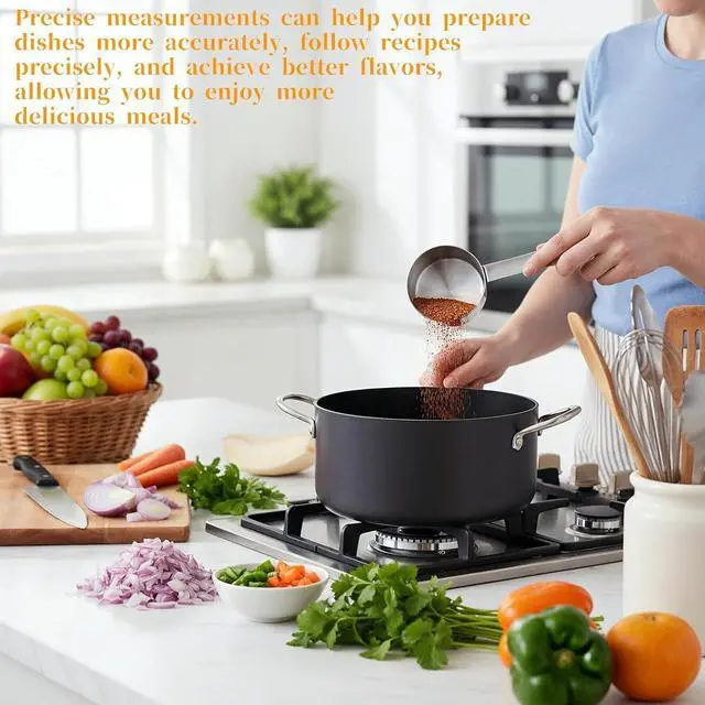 Alt view image 6 of 7 - 1 Cup Scoop Measuring Cup (237ml) OneCup Metal Measure Scoop Stainless Steel Heavy Duty Cooking BakingCup for Rice Wet and Dry Ingredients Liquid Coffee, Dishwasher Safe