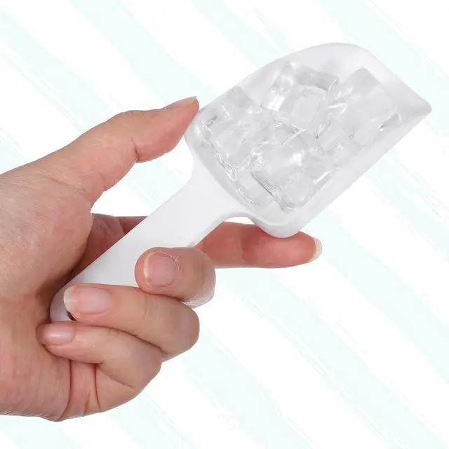 Alt view image 7 of 7 - Plastic Ice Scoop Small Ice Scoop for Freezer Kitchen Scoops for Popcorn Coffee Beans Flour