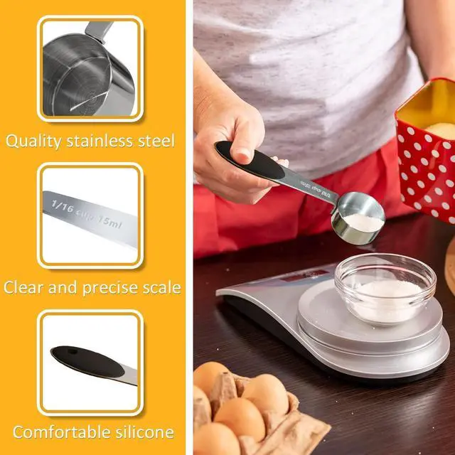 Alt view image 3 of 6 - 1PCS 1/16cup(15ml) Measuring Cup, Stainless Steel Measure Scoop