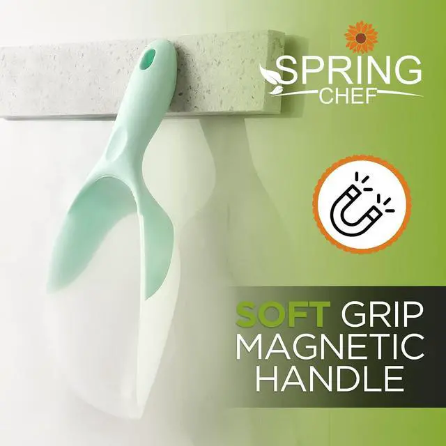 Alt view image 4 of 7 - Spring Chef Magnetic Ice Scoop for Freezer, BPA-Free Food Scooper, Mint
