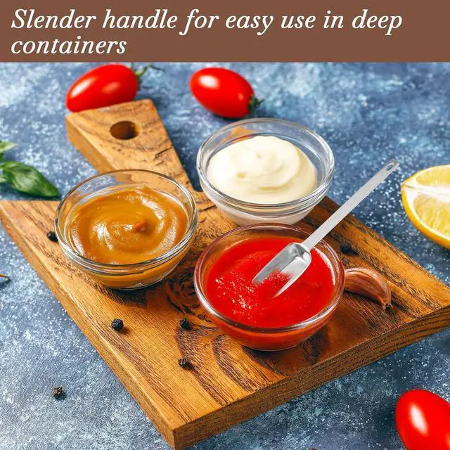 Alt view image 3 of 7 - 2PCS 1 Tablespoon Stainless Steel Single Measuring Spoon 15 ml Rectangular Individual Measuring Spoons (1 tbsp | 15 ML)