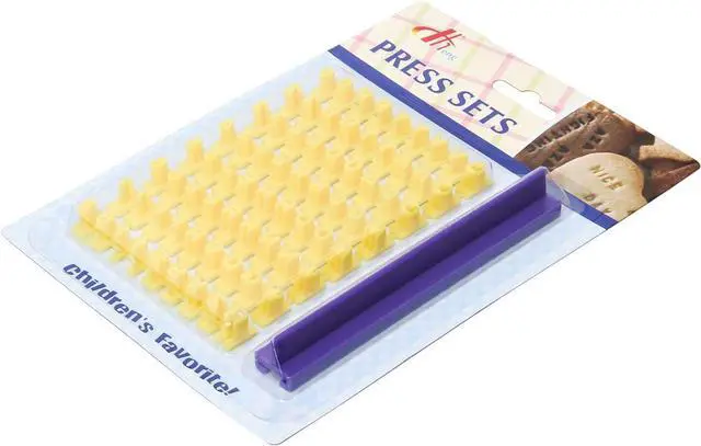 Alt view image 7 of 7 - Cookie Stamps, Numbers Alphabet Stamps for Cookie Chocolate, 72 PCS