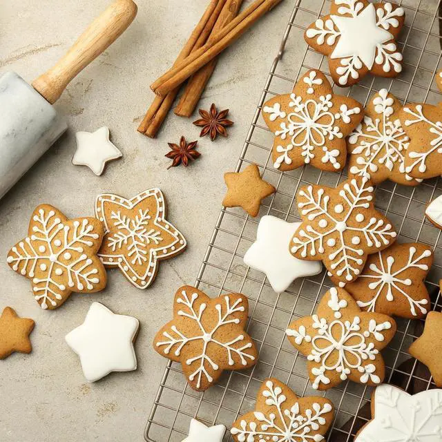 Alt view image 5 of 6 - ALLTOP Star Cookie Cutters Set 4 Pcs Different Sized Biscuit Cutter, Donut & English Muffin Cutter for Baking