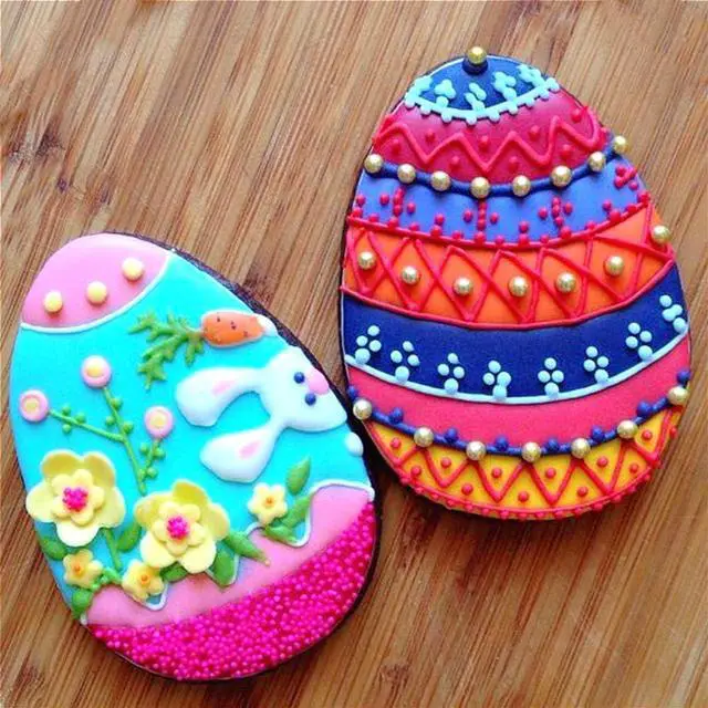 Alt view image 5 of 6 - Easter Egg Cookie Cutter Set - 4 Piece - 4", 3 3/8", 2 1/2", 2"