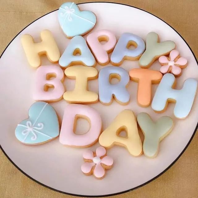 Alt view image 5 of 7 - 35 Pcs Letter And Number Cookie Cutters,Cake Pop Mold,Fondant Letter Cutters,Alphabet Number Shapes Clay Cutters For Polymer,Suitable Birthday, Christmas, New Year And Holiday Party Decorations
