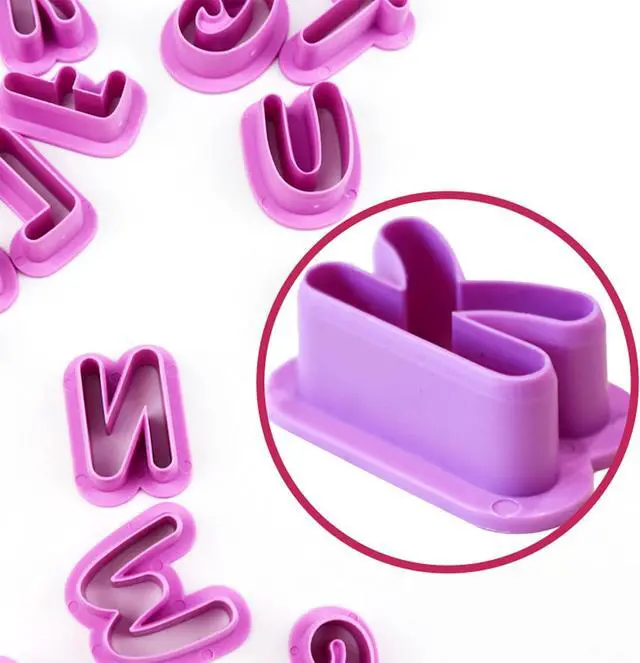Alt view image 7 of 7 - 35 Pcs Letter And Number Cookie Cutters,Cake Pop Mold,Fondant Letter Cutters,Alphabet Number Shapes Clay Cutters For Polymer,Suitable Birthday, Christmas, New Year And Holiday Party Decorations
