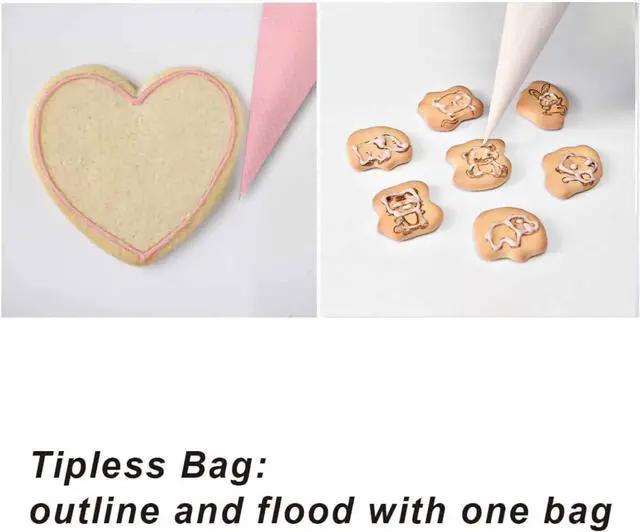 Alt view image 5 of 7 - Mini Piping Bags, Disposable 7.6in Small Piping Bags 100pcs