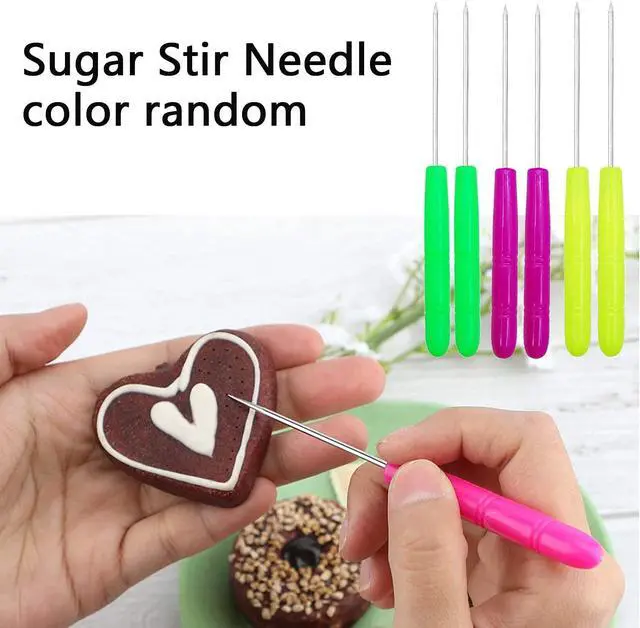 Alt view image 6 of 7 - 122Pieces Tipless Piping Bags - 100pcs Disposable Piping Pastry Bag for Royal Icing/Cookies Decorating - 10 Pastry Bag Ties,10 Clips &2 Scriber Needle - Best Cookie/Cake Decorating Tools (14 inch)
