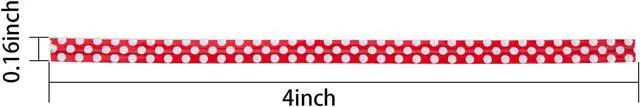 Alt view image 2 of 5 - TangYinRD 500 PCS 4" Polka-Dotted Bag Twist Ties,Red with Dots Plastic Twist Ties Bread Bags Ties for Candy Cookies Gift Bags and Decoration