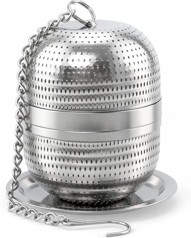 Main image of BlingKingdom Tea Ball Infuser, Tea Strainer for Loose Leaf