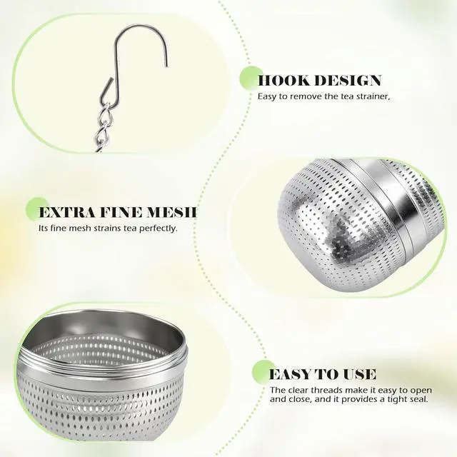 Alt view image 3 of 7 - BlingKingdom Tea Ball Infuser, Tea Strainer for Loose Leaf