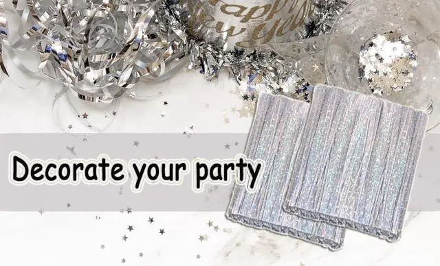 Alt view image 6 of 6 - Mini Skater 4" Metallic Twist Ties Foil Bread Ties for Packaging Bakery Candy Goodies Cookies Gift Cellophane Treat Bags Christmas Wedding Party Favor Supplies,500Pcs (Silver)