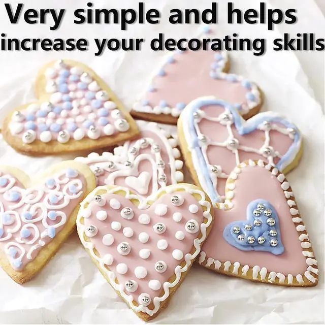 Alt view image 5 of 7 - Cake Decorating Pen Tool Kit Pastry Bag DIY Cake Deco Tools Kit Pastry Icing Pen Piping Kit Bags(Blue)