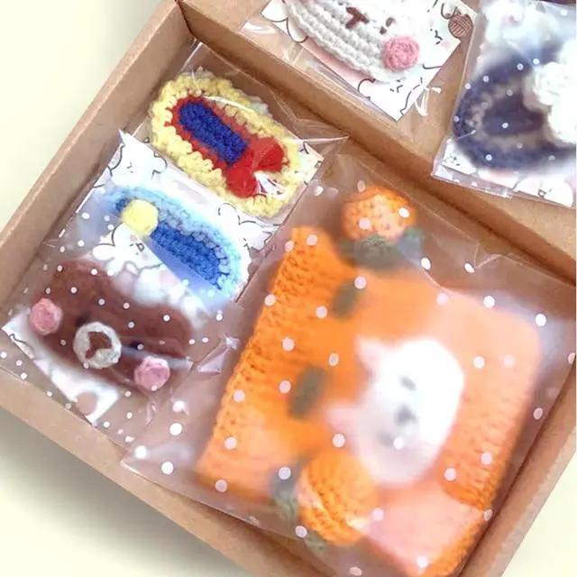 Alt view image 7 of 7 - Zezzxu 300 Self Adhesive Cookie Bags, 4 x 4 Inches