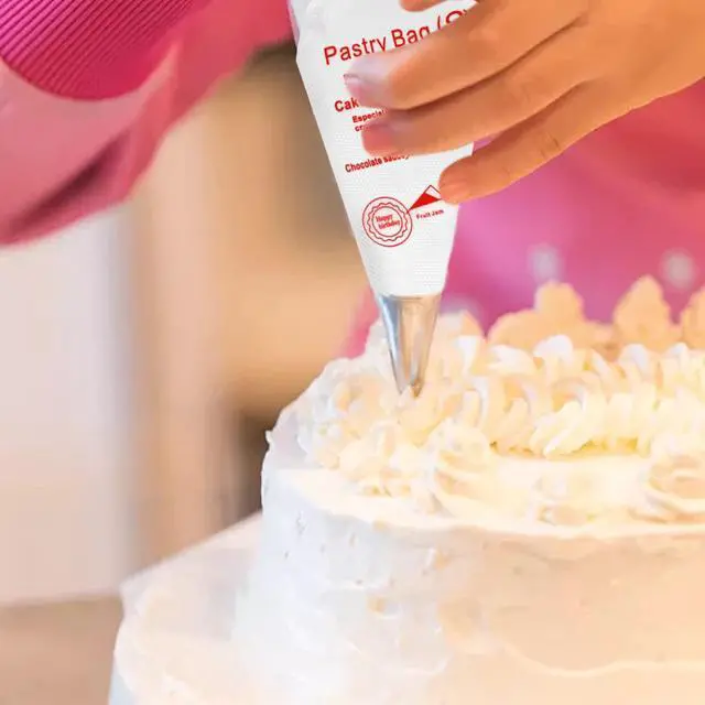 Alt view image 5 of 6 - yueton 100-Pack Piping Bags with Non-Slip Grip - Disposable Pastry Bags Cake Decorating Supplies for Baking, Royal Icing & Cupcakes