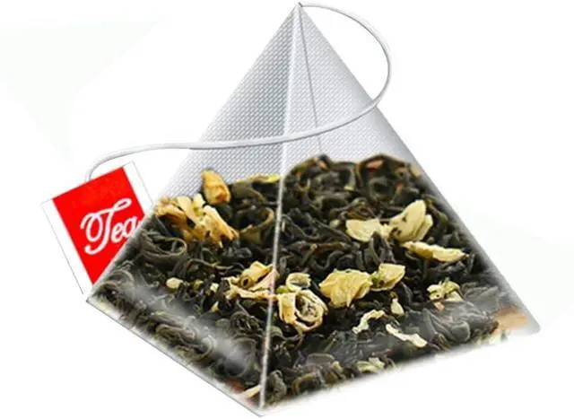 Alt view image 3 of 7 - 100 Pcs Grey Disposable Empty Tea Bag Nylon Fold Close Heat Seal Filter Teabag Simple Disposable Nylon Tea Infuser Bag Tea Bag Tea Strainers