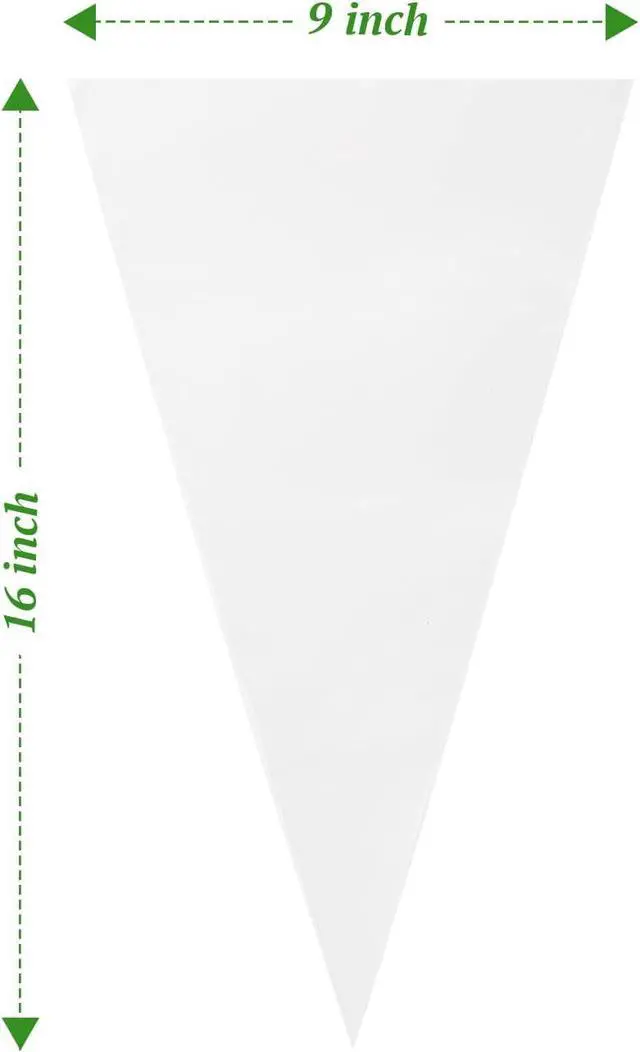 Alt view image 2 of 7 - Disposable Piping Bags, 16 Inch Cake Decorating Bags, Anti-Burst Pastry Bags for Cakes and Cookies, Pack of 56