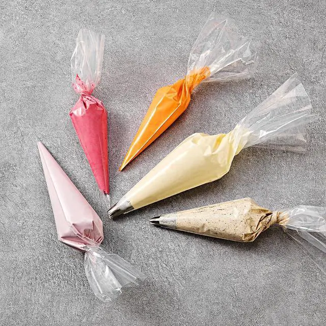 Alt view image 5 of 7 - Disposable Piping Bags, 16 Inch Cake Decorating Bags, Anti-Burst Pastry Bags for Cakes and Cookies, Pack of 56