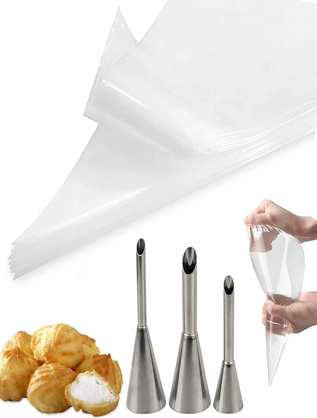 Main image of Donut Filler Injector Set, Bismark Piping Tips for Pastry Cream Filling