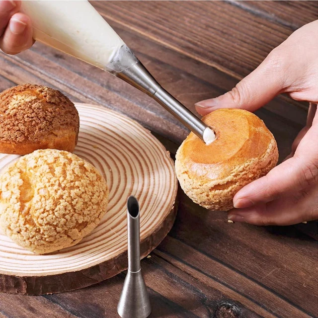 Alt view image 2 of 5 - Donut Filler Injector Set, Bismark Piping Tips for Pastry Cream Filling