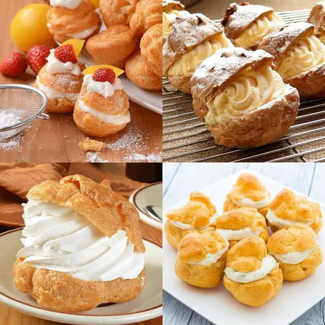 Alt view image 7 of 7 - Kasmoire 3Pcs Cream Icing Piping Nozzle Tips,Stainless Steel Long Puff Nozzle Tip With 10Pcs Disposable Piping Bags,Puff Pastry Filling Cake Decorating Tools
