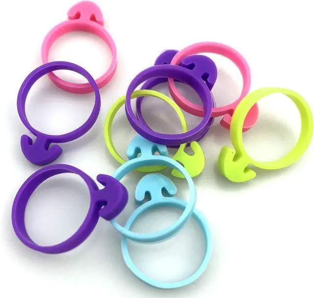 Main image of 60 Pcs Pastry Bag Ties Reusable Icing Bag Ties Silicone Decoration Bag Clips Cake Piping Bag Ties for Cupcakes Cookies and Pastry(15 Pieces Light Purple15 Pieces Blue15 Pieces pink15 Pieces Green)