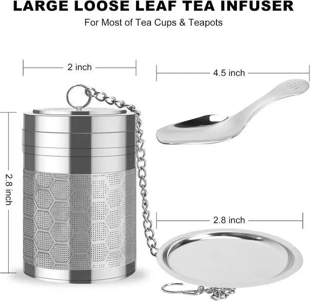 Alt view image 2 of 7 - Numola Large Tea Infusers for Loose Tea