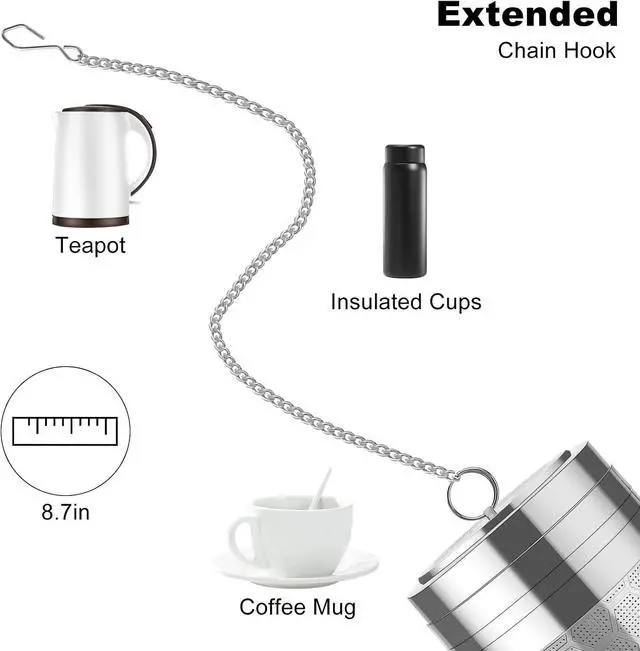 Alt view image 6 of 7 - Numola Large Tea Infusers for Loose Tea