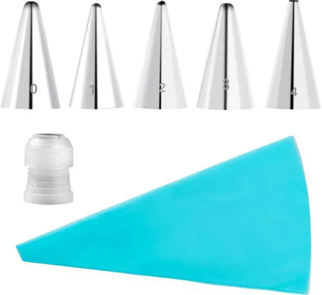 Main image of 7Pcs Cake Decorating Tips, Cake Pastry Writing Tip Set