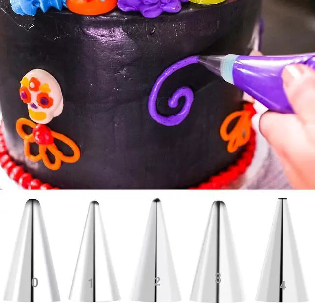 Alt view image 6 of 7 - 7Pcs Cake Decorating Tips, Cake Pastry Writing Tip Set